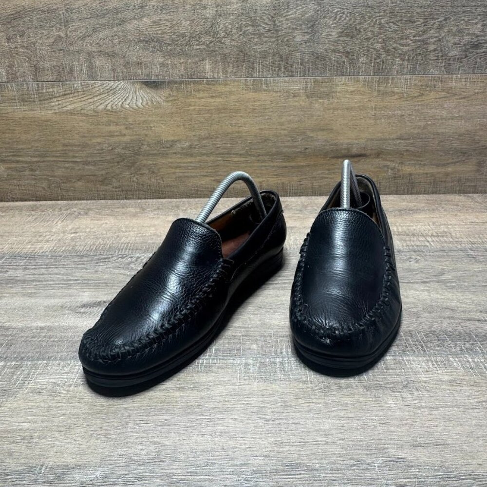 Arnold Palmer Augusta Black Loafers Men's Size 8.5